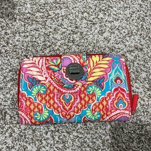 Vera Bradley turn lock wallet